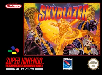 Skyblazer (Europe) box cover front